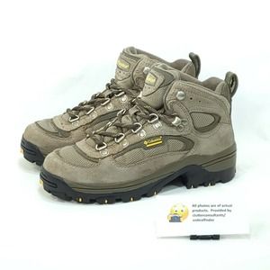 Columbia Kotaman Athletic Hiking Trail Shoe Womens Size 6 YL3071-925 Beige Black